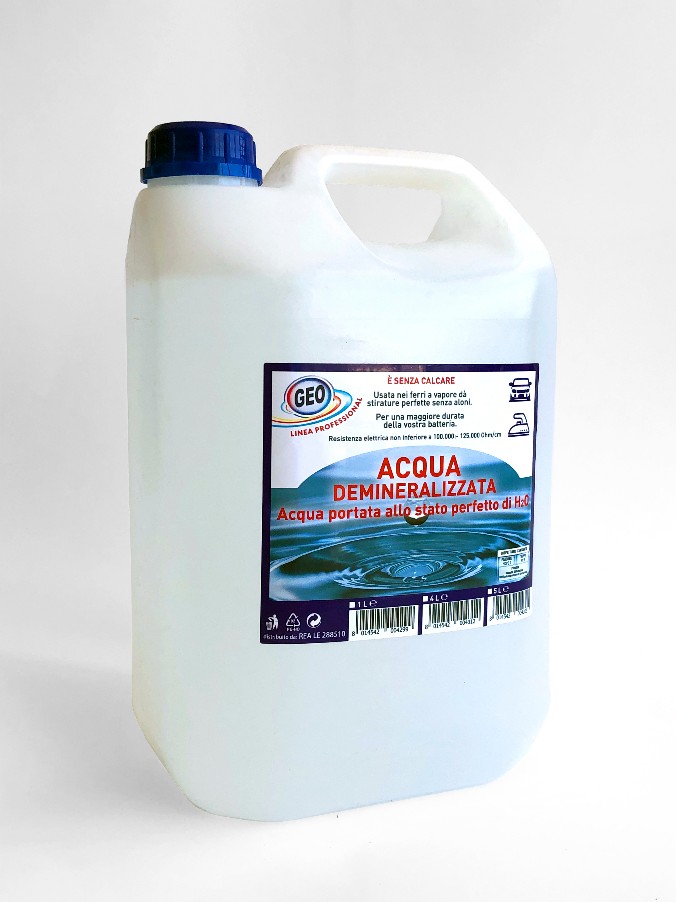Acqua demineralizzata 5 lt